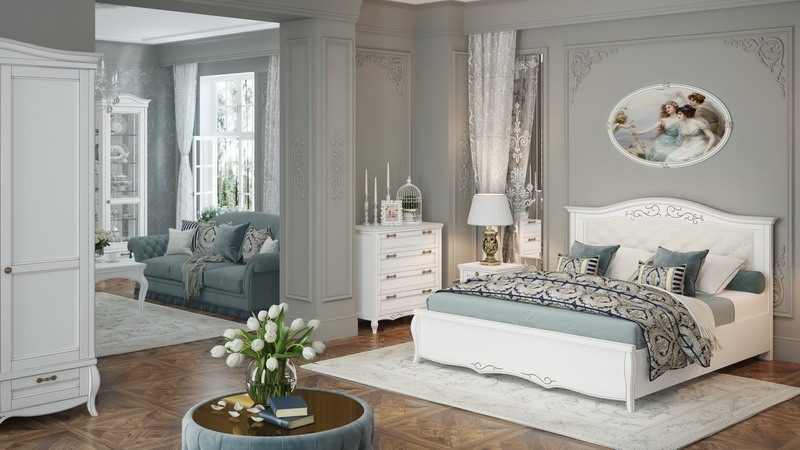 Спальня Клеопатра белая Спальня Клеопатра белая