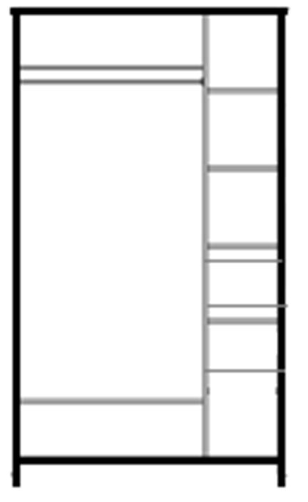 Спальня Адель 38 белая Спальня Адель 38 белая