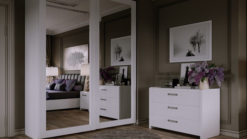 Спальня Адель 38 белая Спальня Адель 38 белая