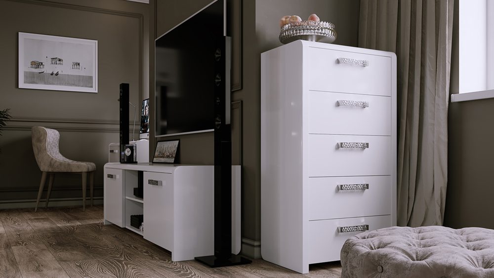 Спальня Адель 38 белая Спальня Адель 38 белая