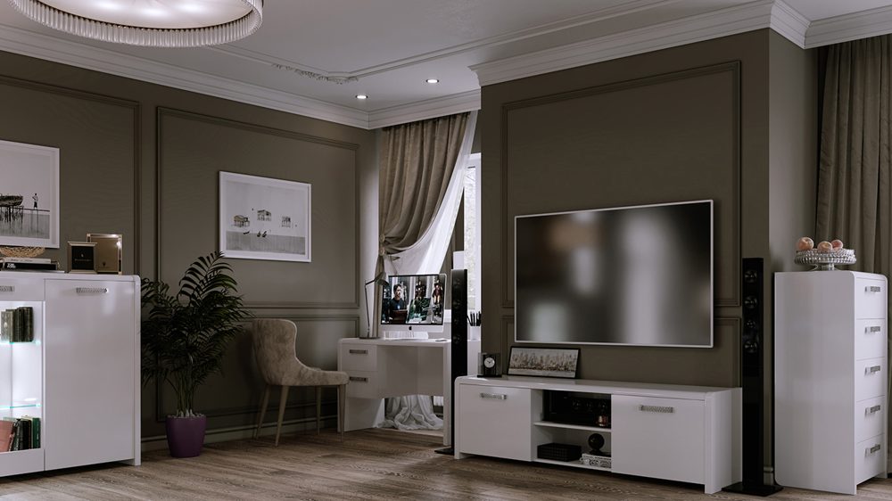 Спальня Адель 38 белая Спальня Адель 38 белая