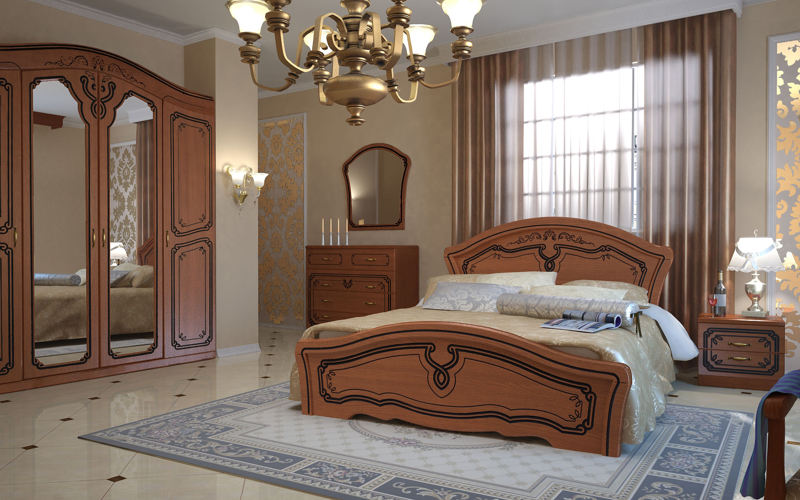 Спальня Альба орех Спальня Альба орех