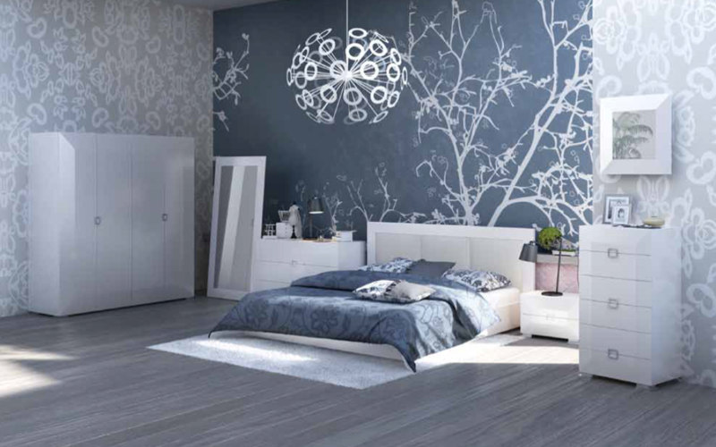 Спальня Карат (Karat) белый глянец