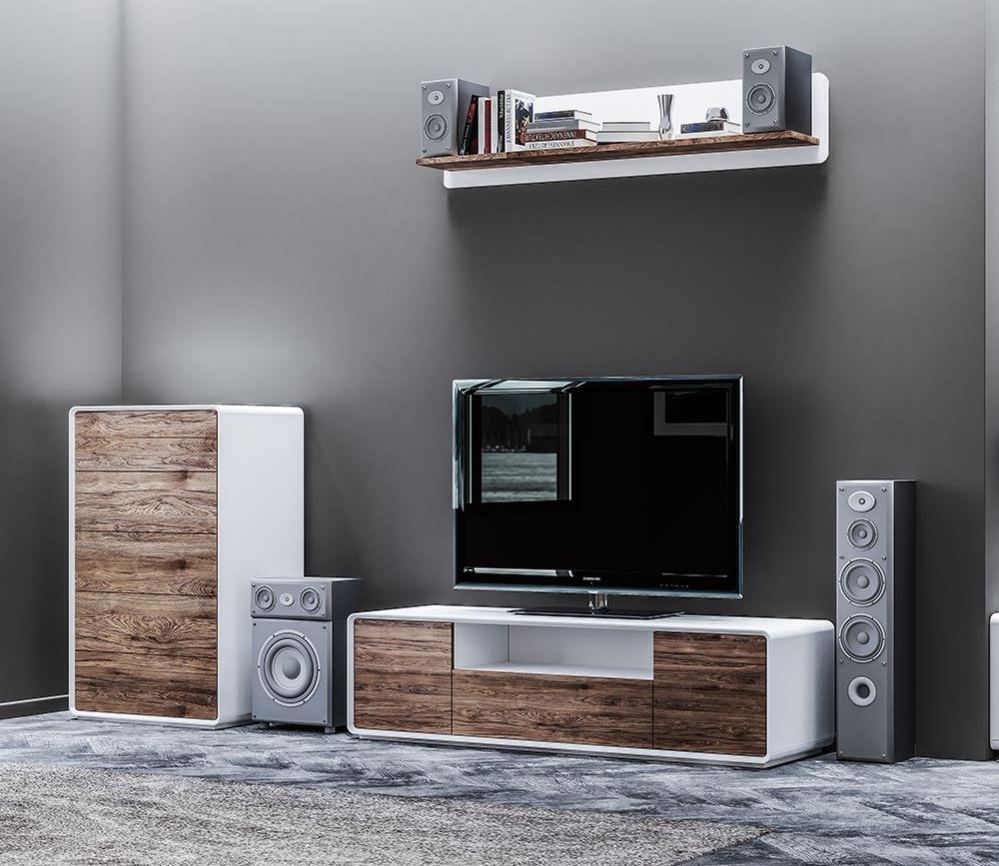 Спальня Астрид (Astrid) белая/серый Спальня Астрид (Astrid) белая/серый