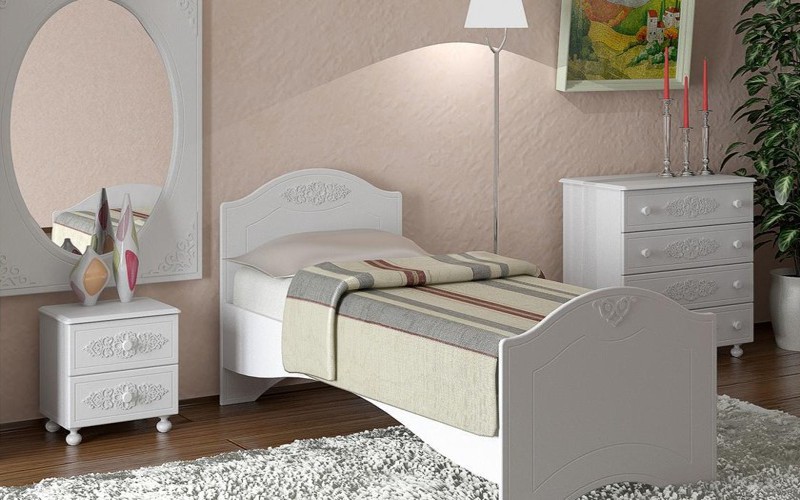 Спальня Белль белая Спальня Белль белая