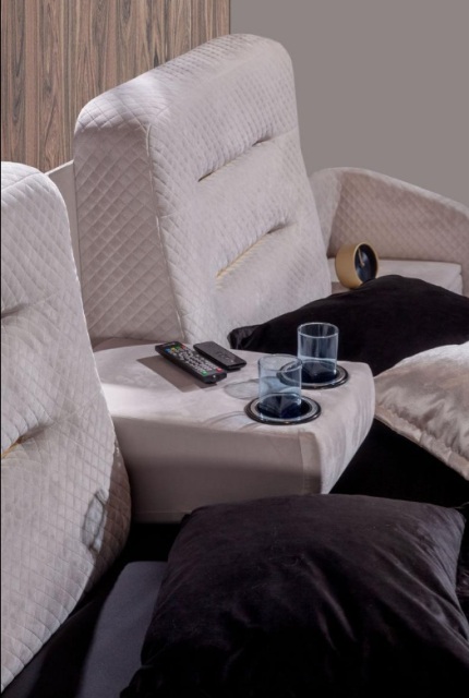 Белая элитная кровать Ангел