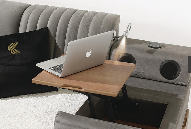 Функциональная умная серая кровать Мода, Турция Функциональная умная серая кровать Мода, Турция