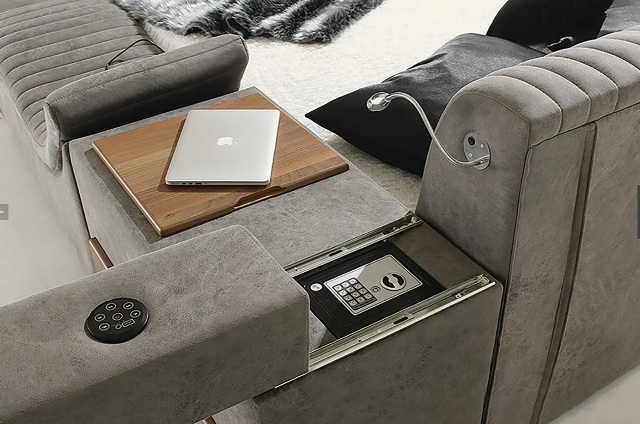 Функциональная умная серая кровать Мода, Турция Функциональная умная серая кровать Мода, Турция