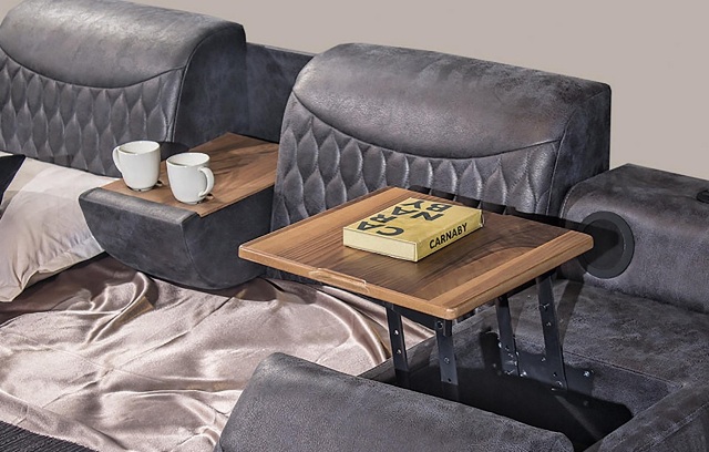 Черная многофункциональная кровать Бентли Черная многофункциональная кровать Бентли