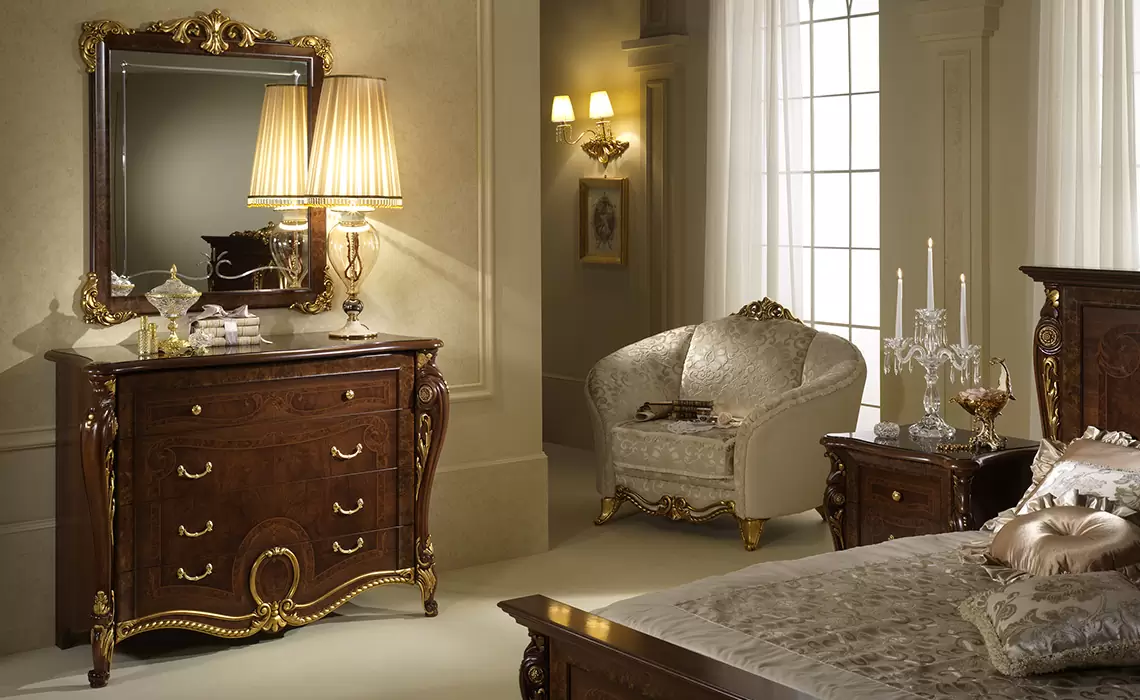 Итальянская спальня Donatello фабрики Arredo Classic Итальянская спальня Donatello