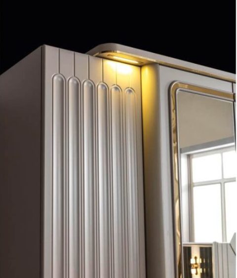 Белый спальный гарнитур Атлас, Турция Белый спальный гарнитур Атлас, Турция