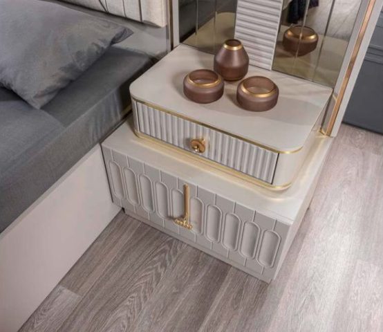 Белый спальный гарнитур Атлас, Турция Белый спальный гарнитур Атлас, Турция