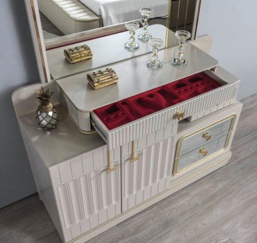 Белый спальный гарнитур Атлас, Турция Белый спальный гарнитур Атлас, Турция