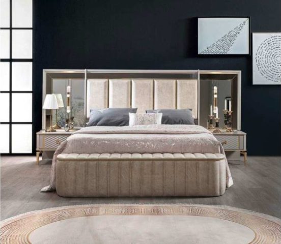 Бежевая спальня с золотом Миранда, Турция