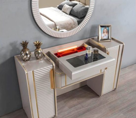 Бежевая спальня с золотом Миранда, Турция Бежевая спальня с золотом Миранда, Турция