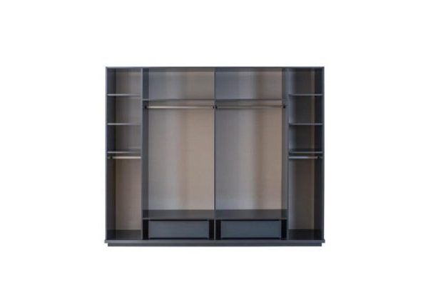 Шестидверный зеркальный шкаф Валенсия