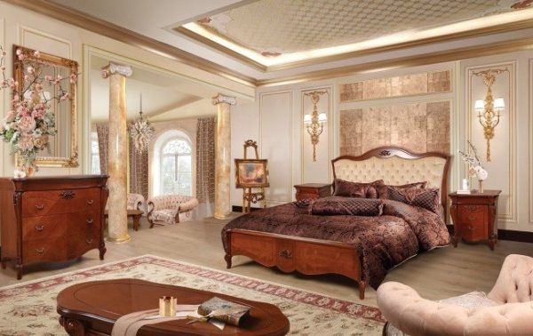 Ореховая классическая спальня Анабель