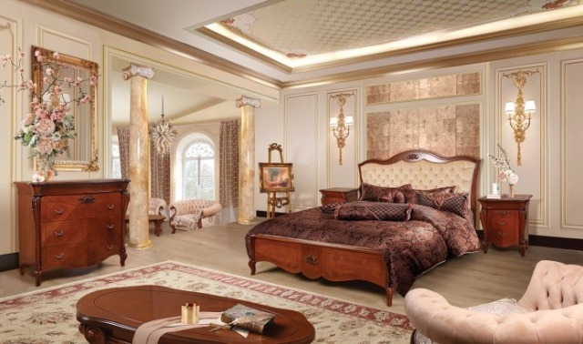 Ореховая классическая спальня Анабель