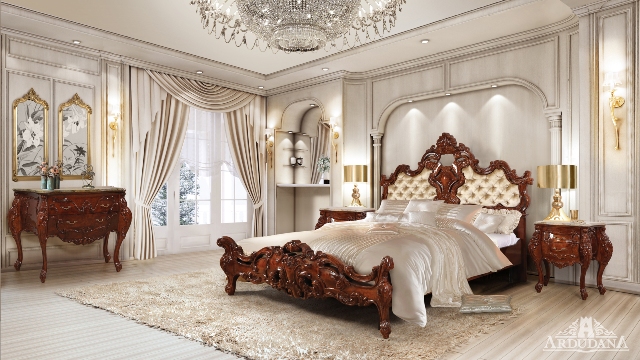 Деревянная спальня барокко Империал Деревянная спальня барокко Империал