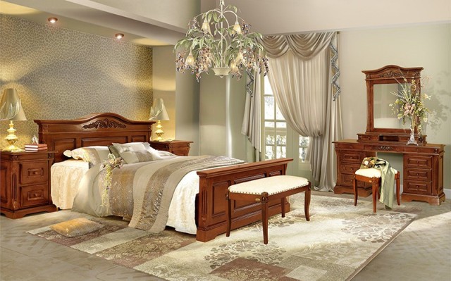 Классическая румынская спальня Мария, орех Классическая румынская спальня Мария, орех