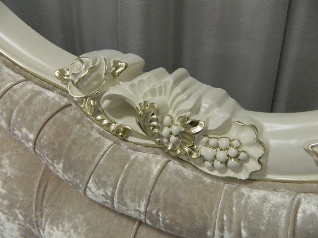 Белая классическая кровать Шампань Белая классическая кровать Шампань