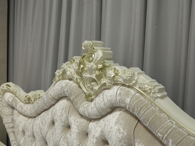 Белая классическая кровать Шампань Белая классическая кровать Шампань