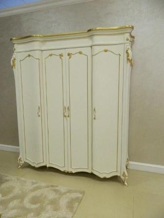 Классическая белая спальня с золотом Людовик Классическая белая спальня с золотом Людовик