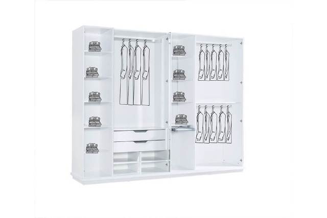 Белая мебель для спальни Адора