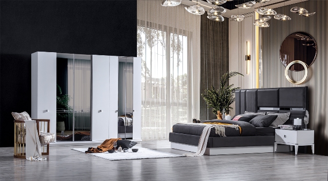 Белая мебель для спальни Адора Белая мебель для спальни Адора