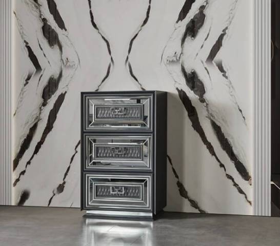 Серая спальня с серебром Аспендос Серая спальня с серебром Аспендос