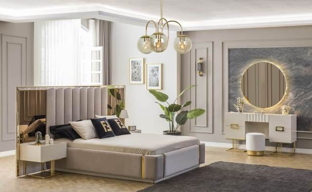 Белая мебель для спальни Эльвина, Турция