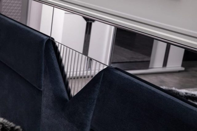 Белая спальня Форте с серебром