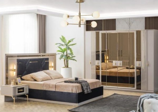 Белая спальня Гранд с золотом, Турция