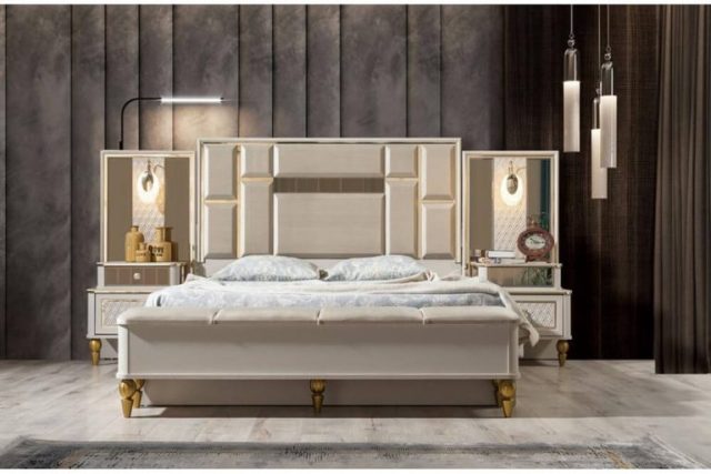 Аристократическая кремовая спальня Кристал Аdekanli Аристократическая кремовая спальня Кристал Аdekanli