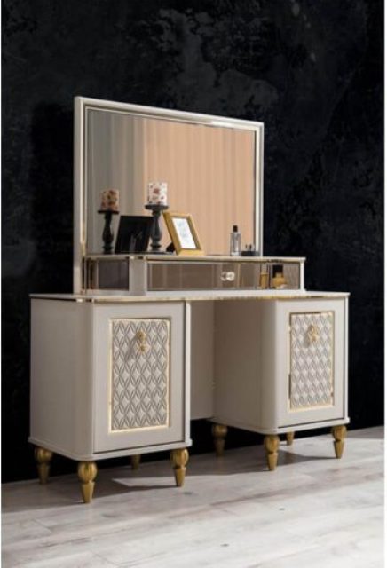 Аристократическая кремовая спальня Кристал Аdekanli Аристократическая кремовая спальня Кристал Аdekanli