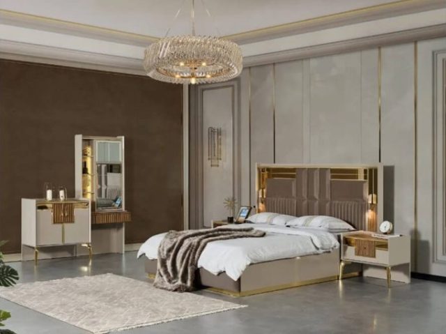 Золотая спальня Лофт, АРТ-Деко