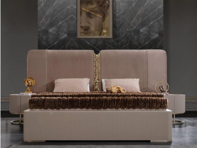 Бежевая спальня Лион, АРТ-Деко Бежевая спальня Лион, АРТ-Деко