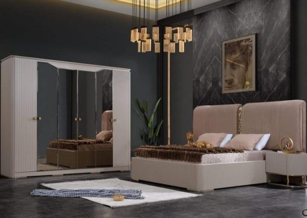 Бежевая спальня Лион, АРТ-Деко