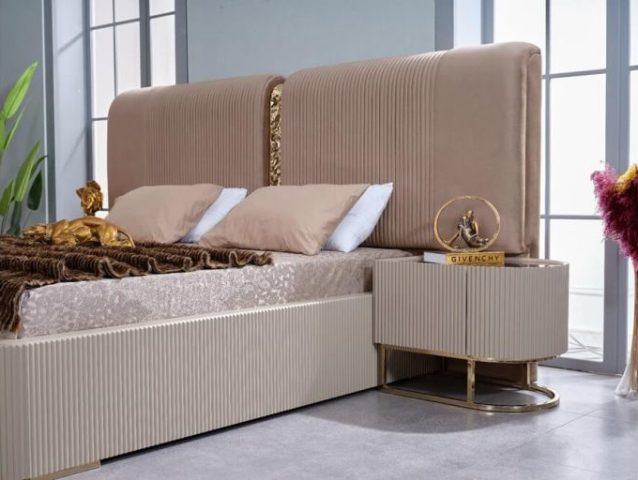 Бежевая спальня Лион, АРТ-Деко Бежевая спальня Лион, АРТ-Деко