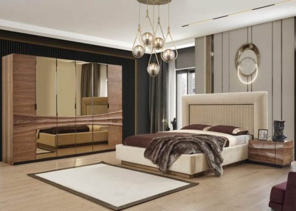 Светлая спальня Матера в стиле модерн