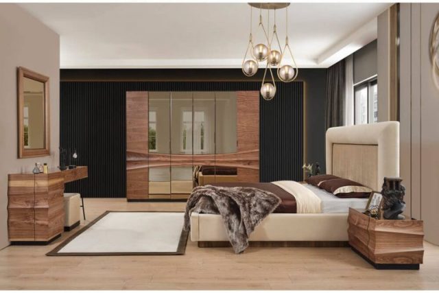 Светлая спальня Матера в стиле модерн