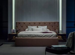 Коричневая спальня Нест