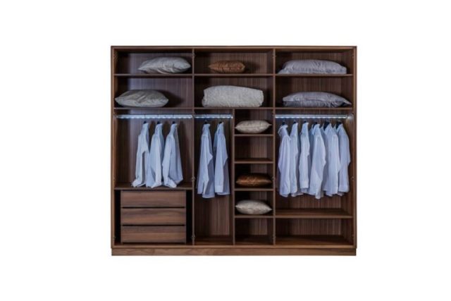 Коричневая спальня Нест