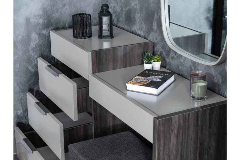 Серая спальня из МДФ Одесса, Турция Серая спальня из МДФ Одесса, Турция