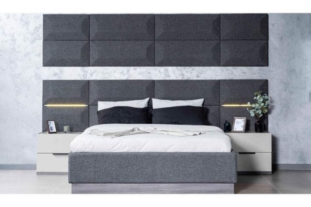 Серая спальня из МДФ Одесса, Турция Серая спальня из МДФ Одесса, Турция