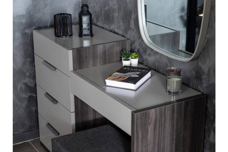 Серая спальня из МДФ Одесса, Турция Серая спальня из МДФ Одесса, Турция