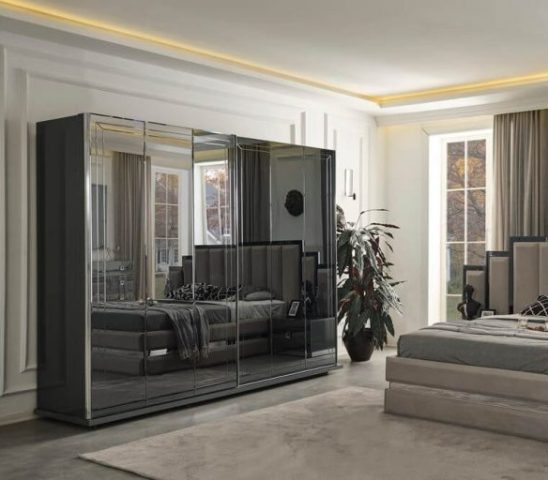 Серая зеркальная спальня Олимпия Серая зеркальная спальня Олимпия