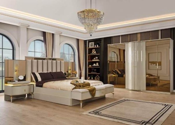 Бежевая мебель для спальни Орион, Nella