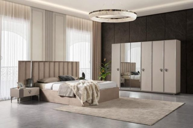 Бежевая современная спальня Осло Бежевая современная спальня Осло