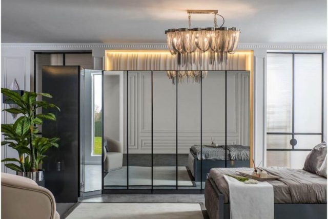 Серая зеркальная спальня Парма, Турция Серая зеркальная спальня Парма, Турция